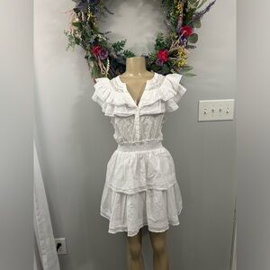 LoveShackFancy Dainty White Dress